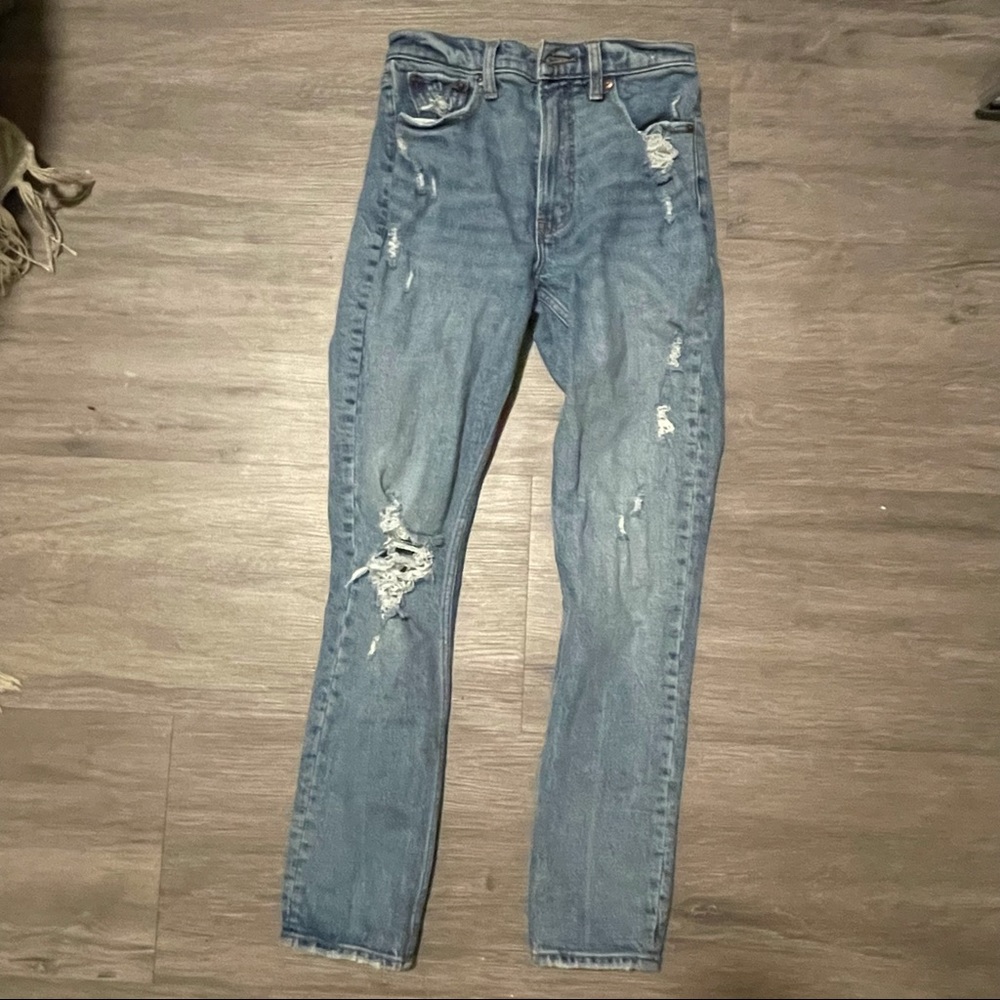 abercrombie and fitch skinny high rise jeans